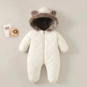 Here are warm fleece baby onesies