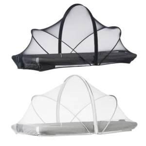 Bassinet mosquito‑blocking foldable cover