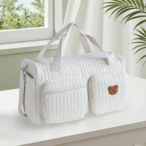 Quilted hospital maternity bag
