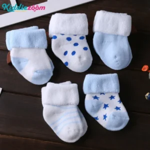Soft cotton newborn grip socks