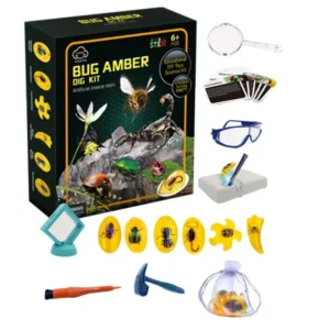 Kids’ amber dig science kit
