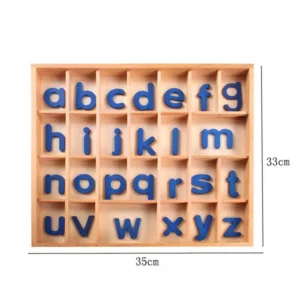 Montessori wooden movable alphabet set