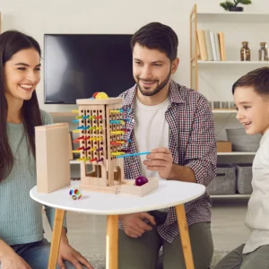 Wooden stacking cognitive game toys